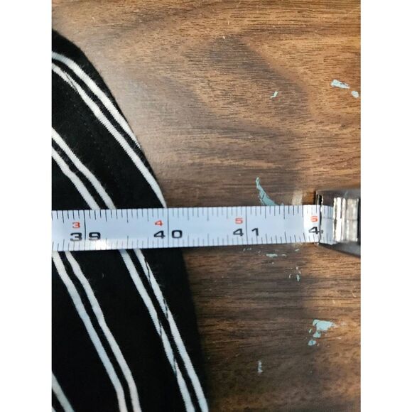 Isabel Black Striped Maternity Dress Size Medium - Picture 9 of 9